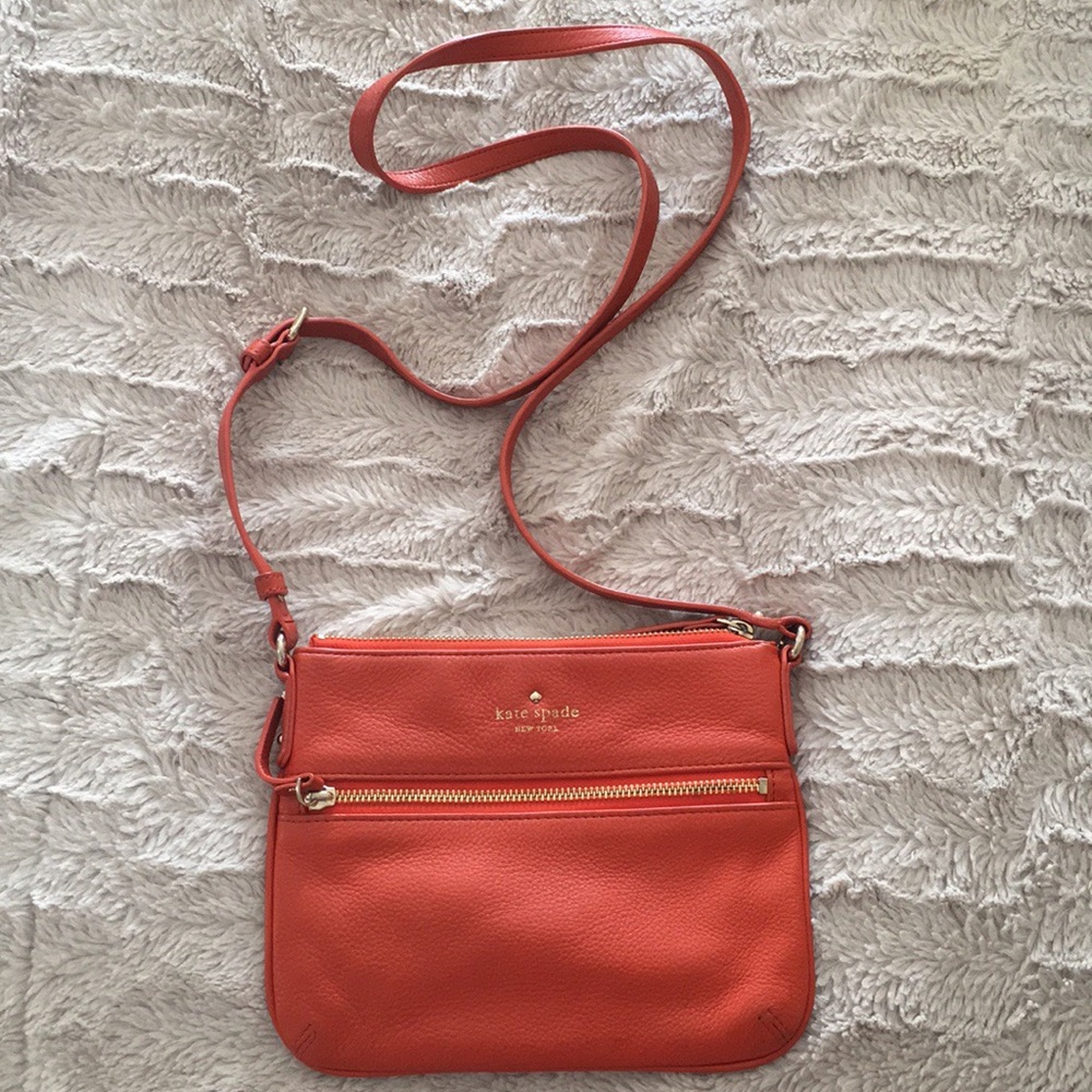 Kate Spade Orange Cobble Hill Crossbody